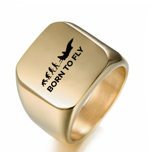 Born To Fly Military Designed Men Rings