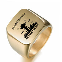 Thumbnail for Air Traffic Controllers - We Rule The Sky Designed Men Rings