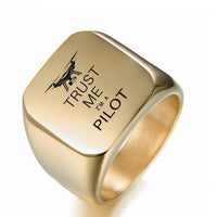 Thumbnail for Trust Me I'm a Pilot (Drone) Designed Men Rings