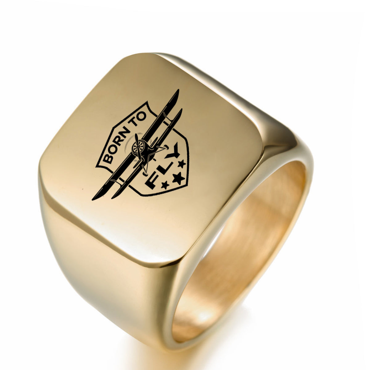 Born To Fly Designed Designed Men Rings