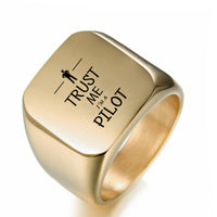 Thumbnail for Trust Me I'm a Pilot Designed Men Rings