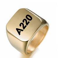Thumbnail for A220 Flat Text Designed Men Rings