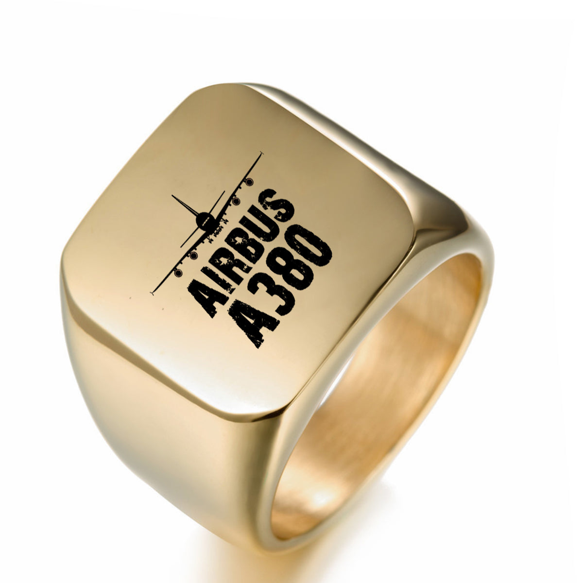 Airbus A380 & Plane Designed Men Rings