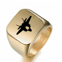 Thumbnail for Fighter Jet 35 Silhouette Designed Men Rings