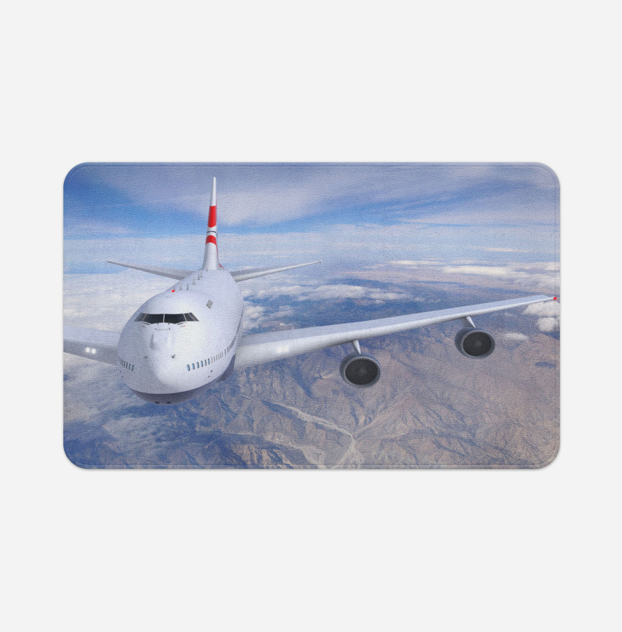 Graphical Boeing 747 Designed Bath Mats