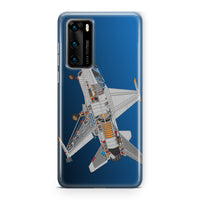 Thumbnail for Graphical Fighting Falcon F16 Designed Huawei Cases