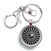 Thumbnail for Graphical Jet Engine Designed Circle Key Chains