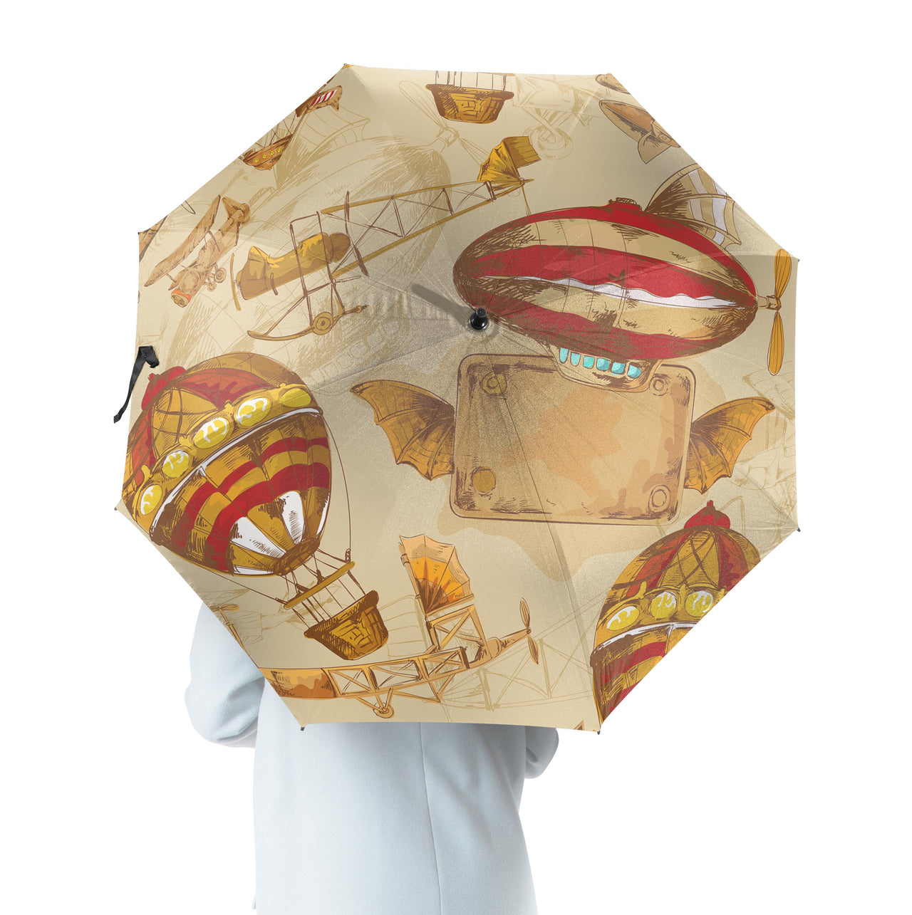 Graphical Travel Designed Umbrella