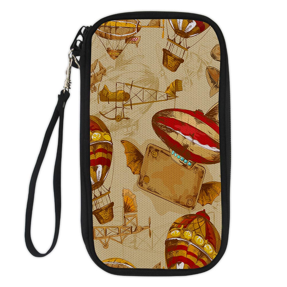 Graphical Travel Designed Travel Cases & Wallets