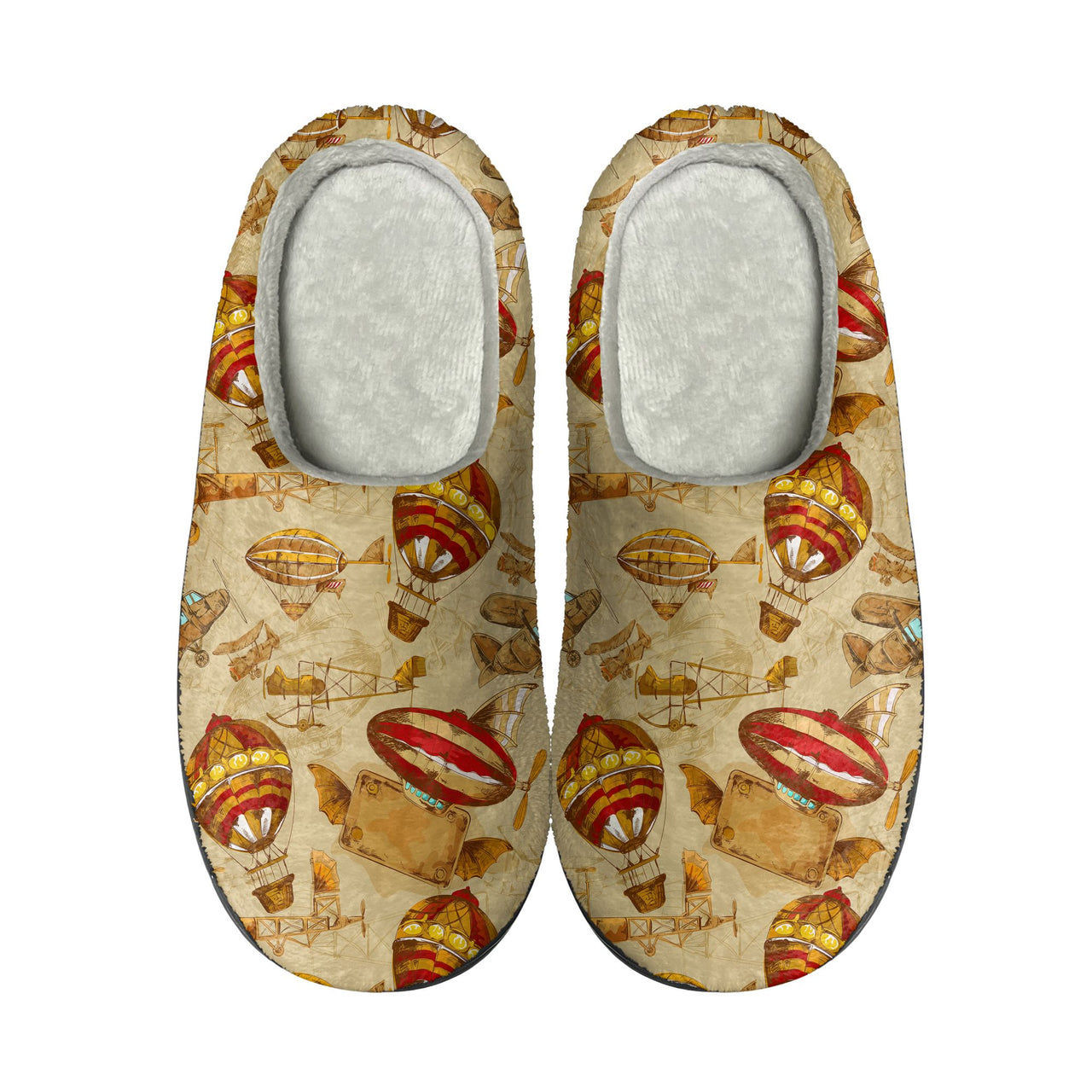 Graphical Travel Designed Cotton Slippers