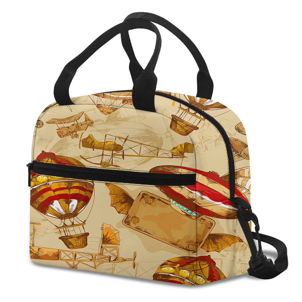 Graphical Travel Designed Lunch Bags