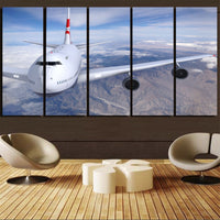 Thumbnail for Graphical Boeing 747 Printed Canvas Prints (5 Pieces) Aviation Shop 