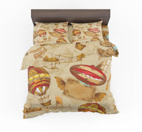 Thumbnail for Graphical Travel Designed Bedding Sets