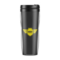 Thumbnail for Born To Fly & Badge Designed Travel Mugs