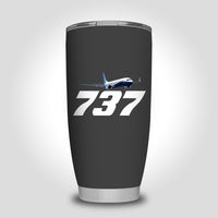 Thumbnail for Super Boeing 737-800 Designed Tumbler Travel Mugs