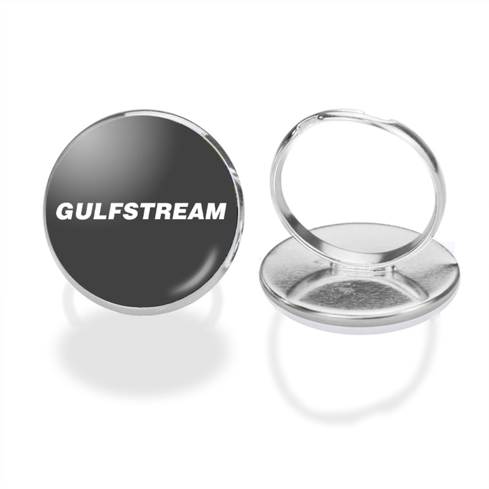 Gulfstream & Text Designed Rings