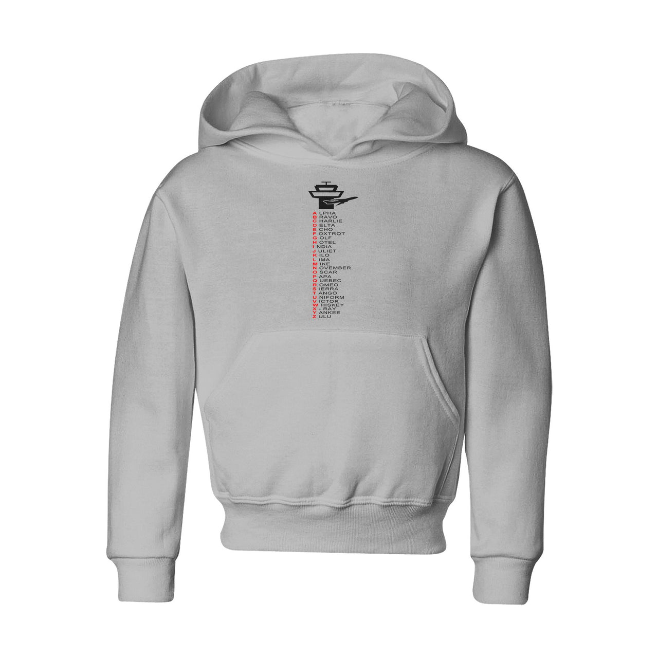 Aviation Alphabet Designed "CHILDREN" Hoodies