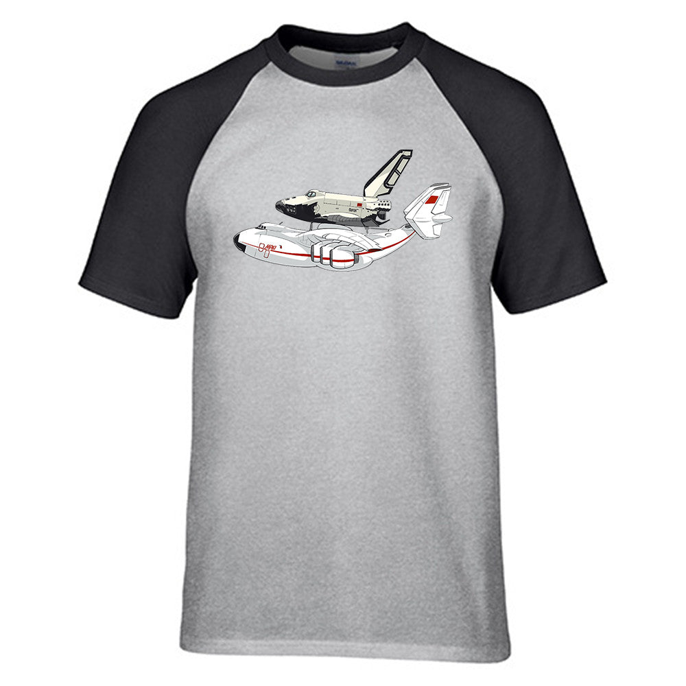 Buran & An-225 Designed Raglan T-Shirts