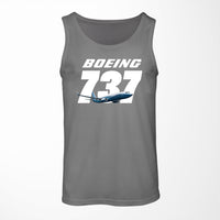 Thumbnail for Super Boeing 737+Text Designed Tank Tops