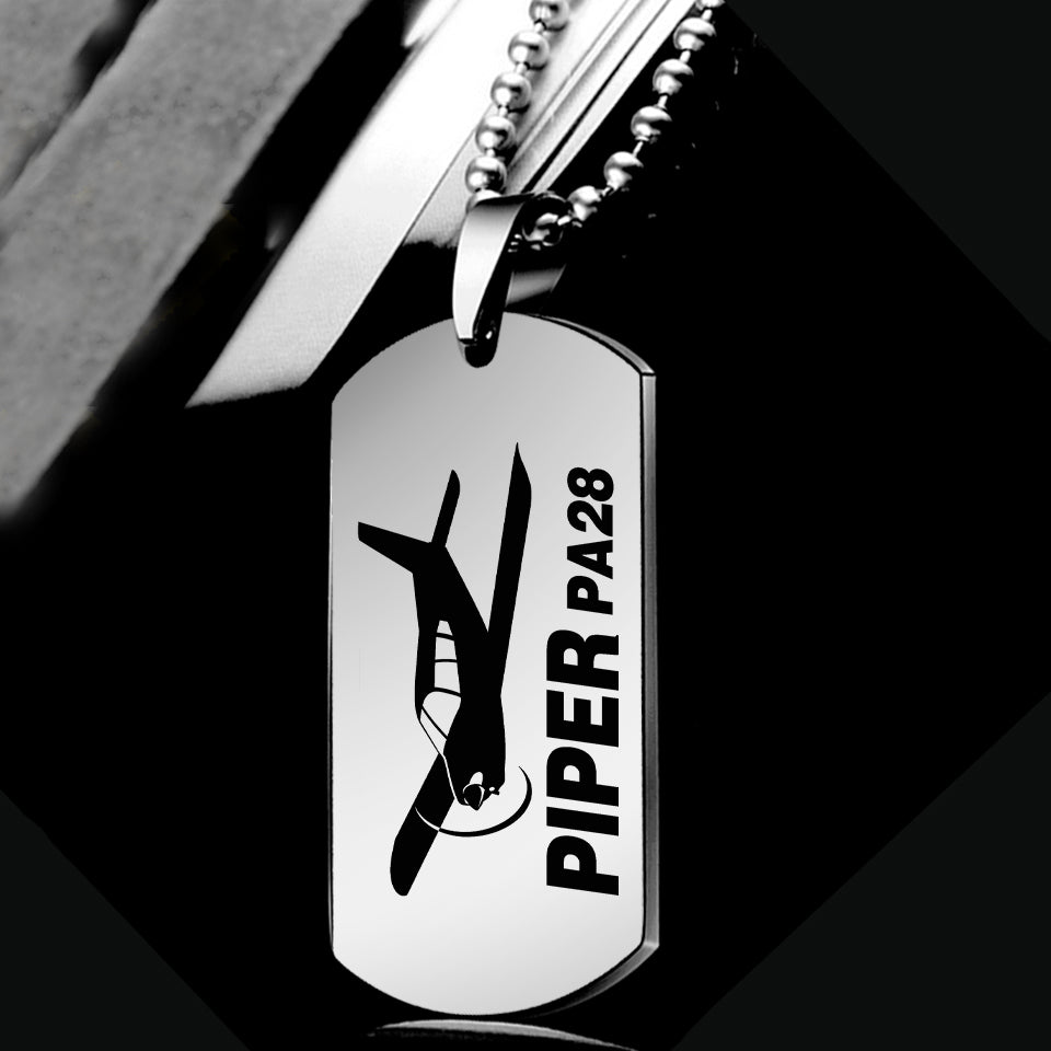 The Piper PA28 Designed Metal Necklaces