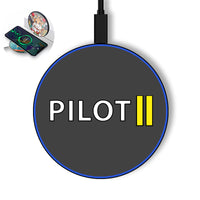 Thumbnail for Pilot & Stripes (2 Lines) Designed Wireless Chargers