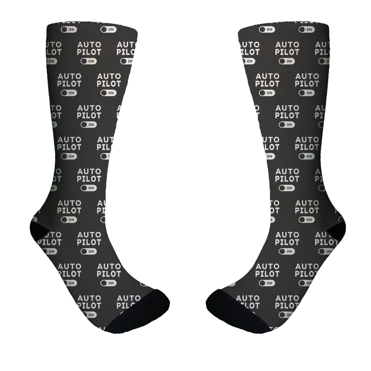 Auto Pilot ON Designed Socks