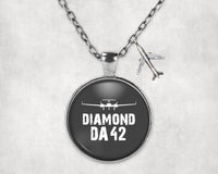 Thumbnail for Diamond DA42 & Plane Designed Necklaces