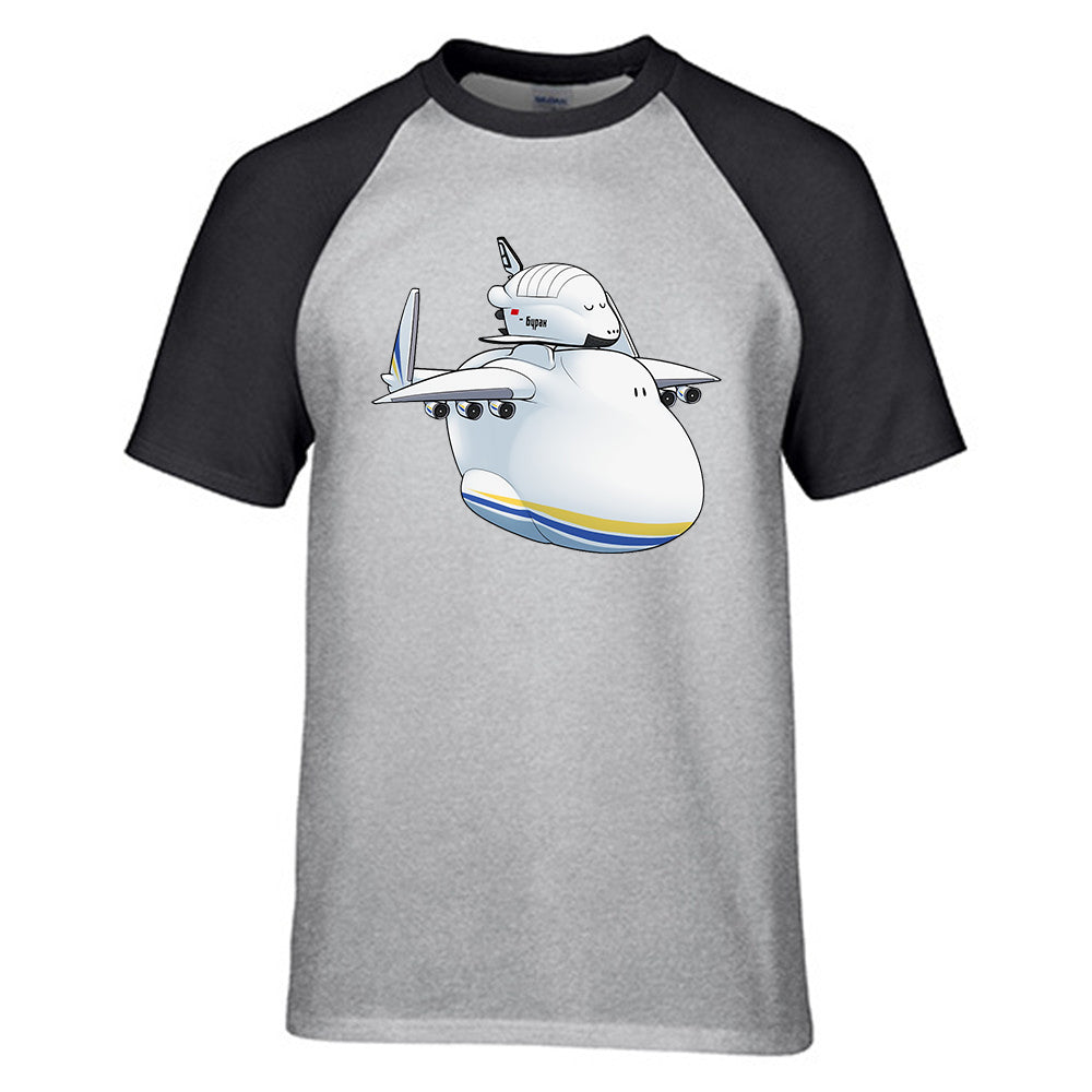Antonov 225 And Buran Designed Raglan T-Shirts