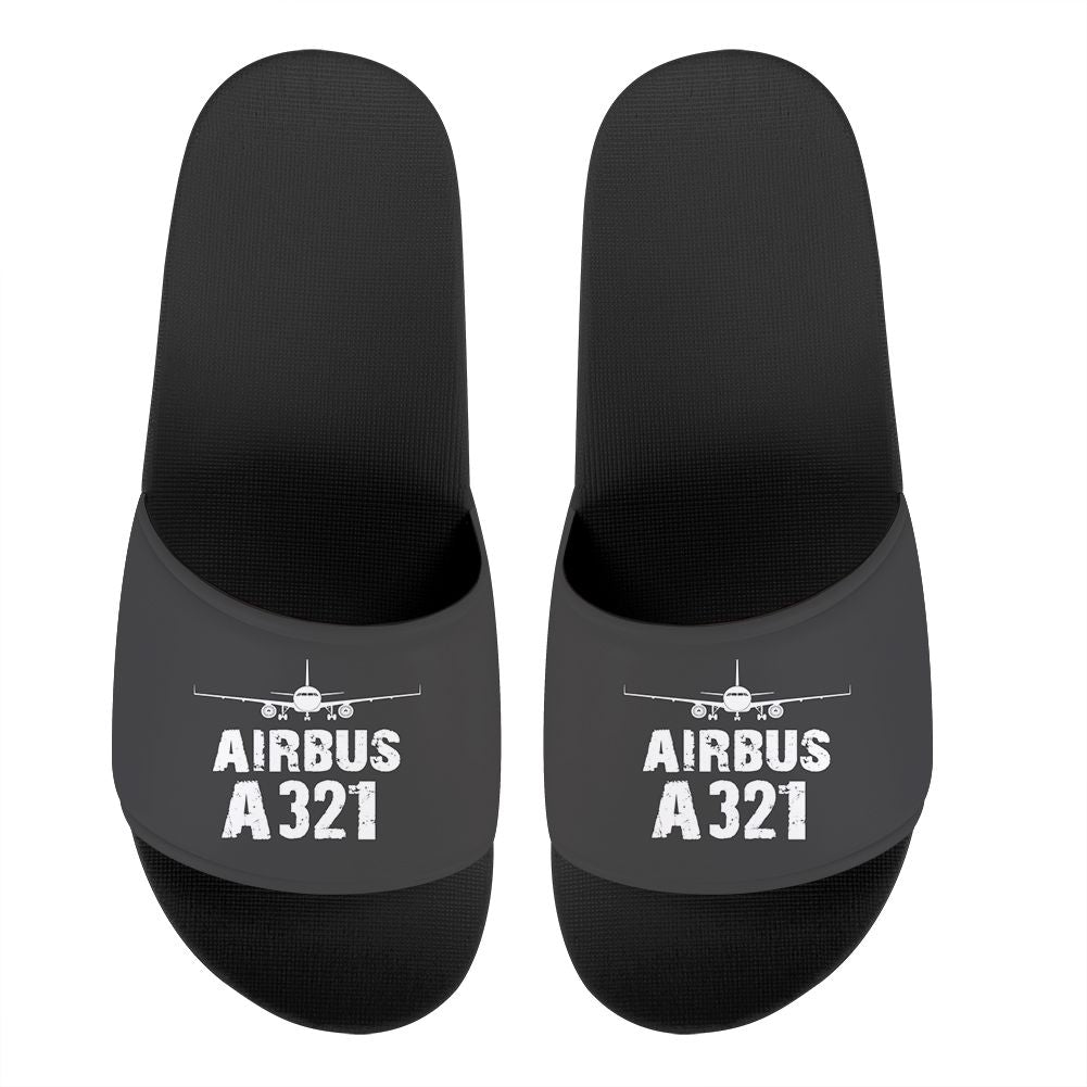 Airbus A321 & Plane Designed Sport Slippers