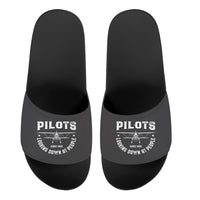 Thumbnail for Pilots Looking Down at People Since 1903 Designed Sport Slippers