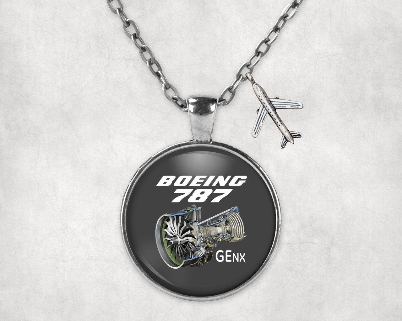 Boeing 787 & GENX Engine Designed Necklaces