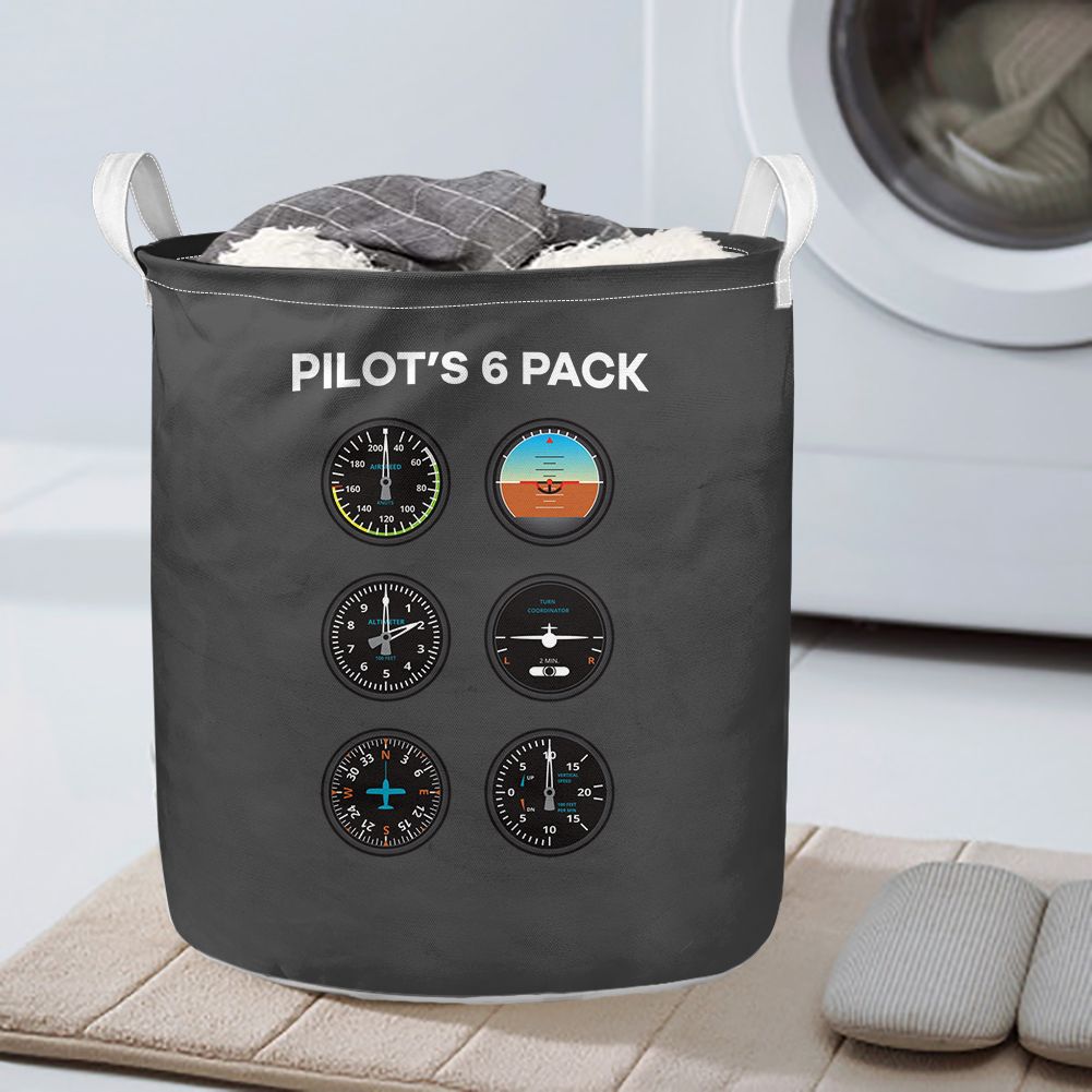 Pilot's 6 Pack Designed Laundry Baskets