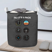 Thumbnail for Pilot's 6 Pack Designed Laundry Baskets