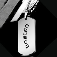 Thumbnail for Special BOEING Text Designed Metal Necklaces