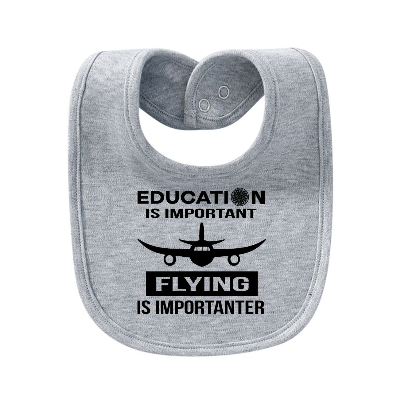 Flying is Importanter Designed Baby Saliva & Feeding Towels