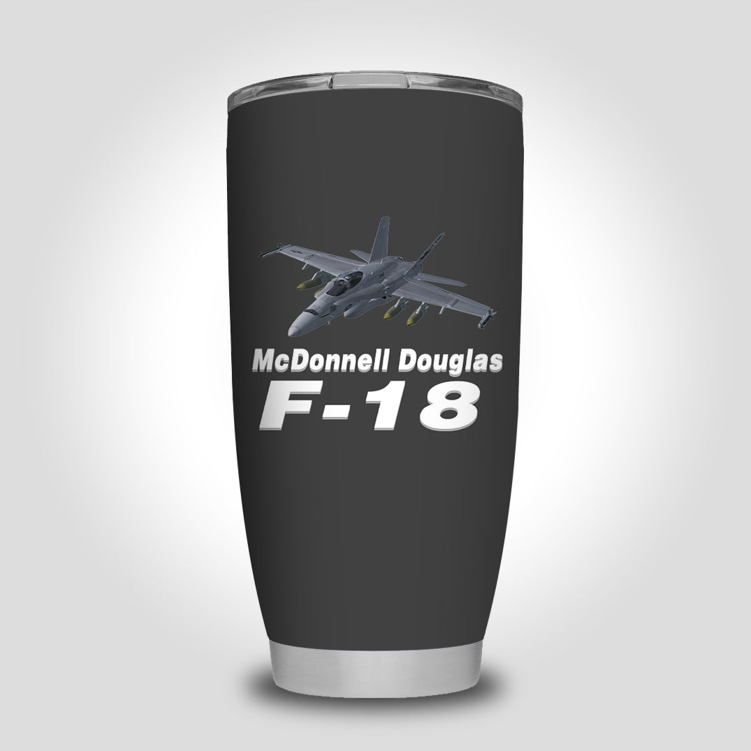 The McDonnell Douglas F18 Designed Tumbler Travel Mugs