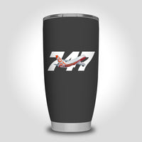 Thumbnail for Super Boeing 747 Intercontinental Designed Tumbler Travel Mugs
