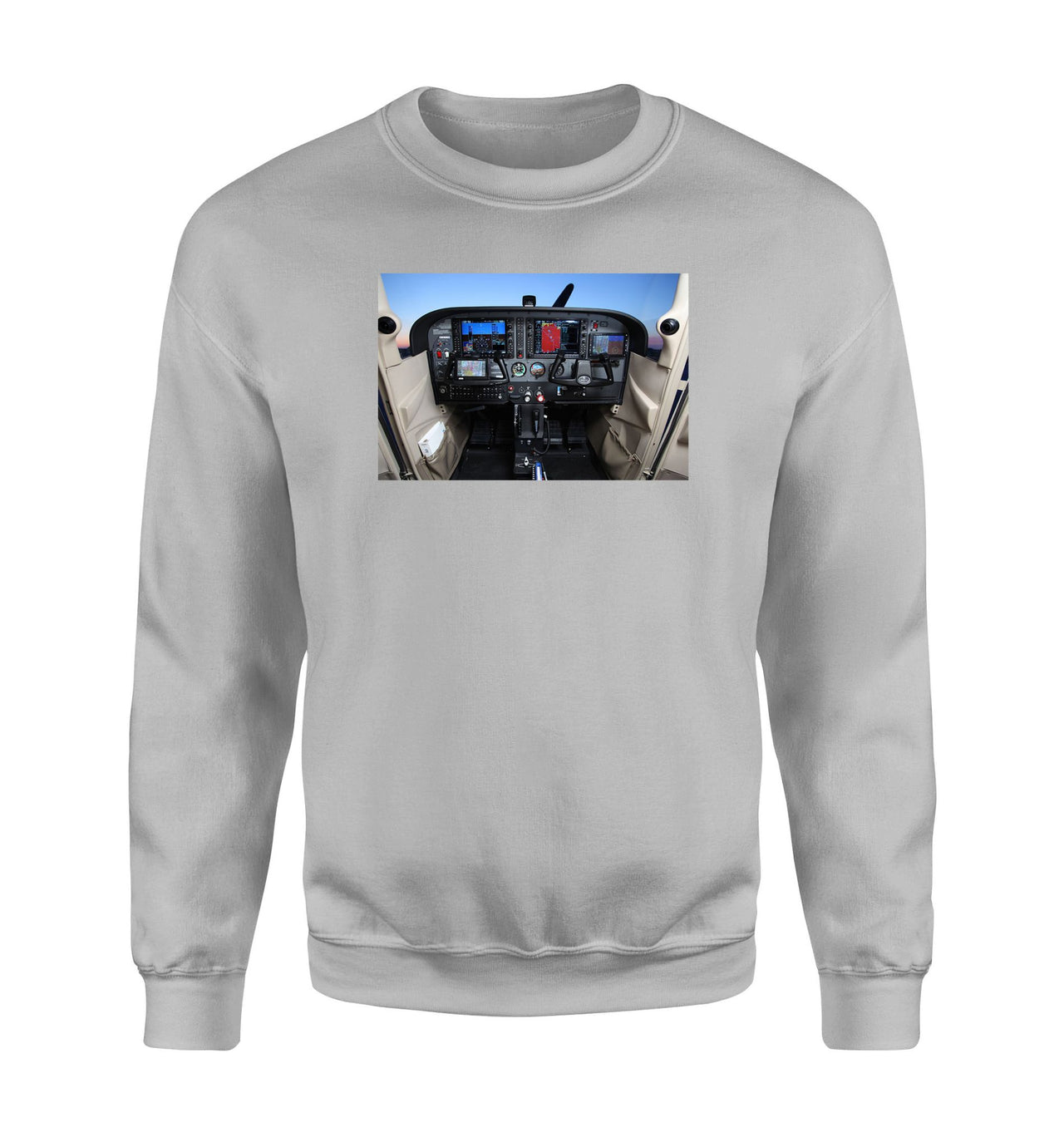 Cessna 172 Cockpit Designed Sweatshirts