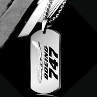 Thumbnail for The Boeing 747 Designed Metal Necklaces