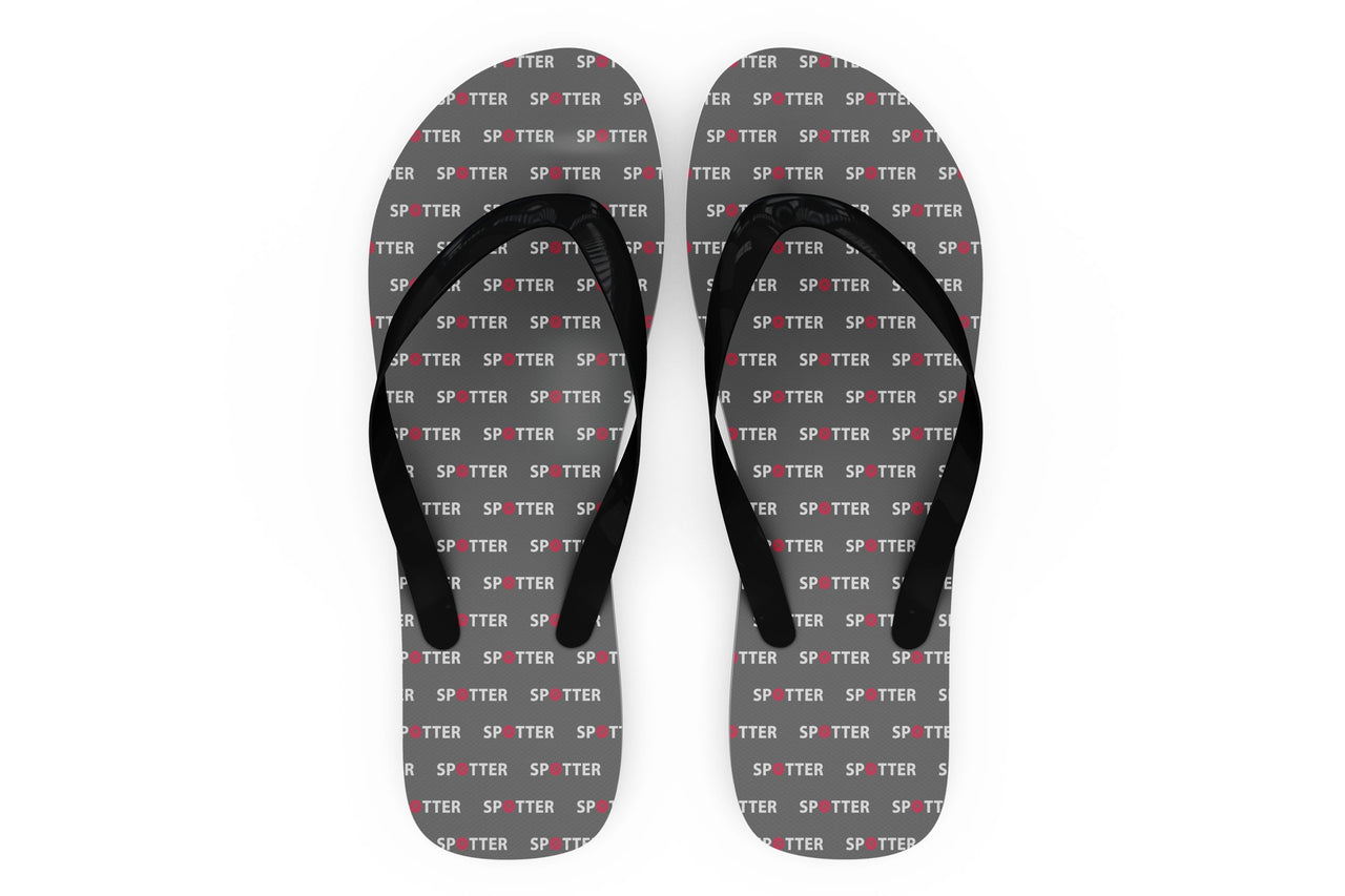 Spotter Designed Slippers (Flip Flops)