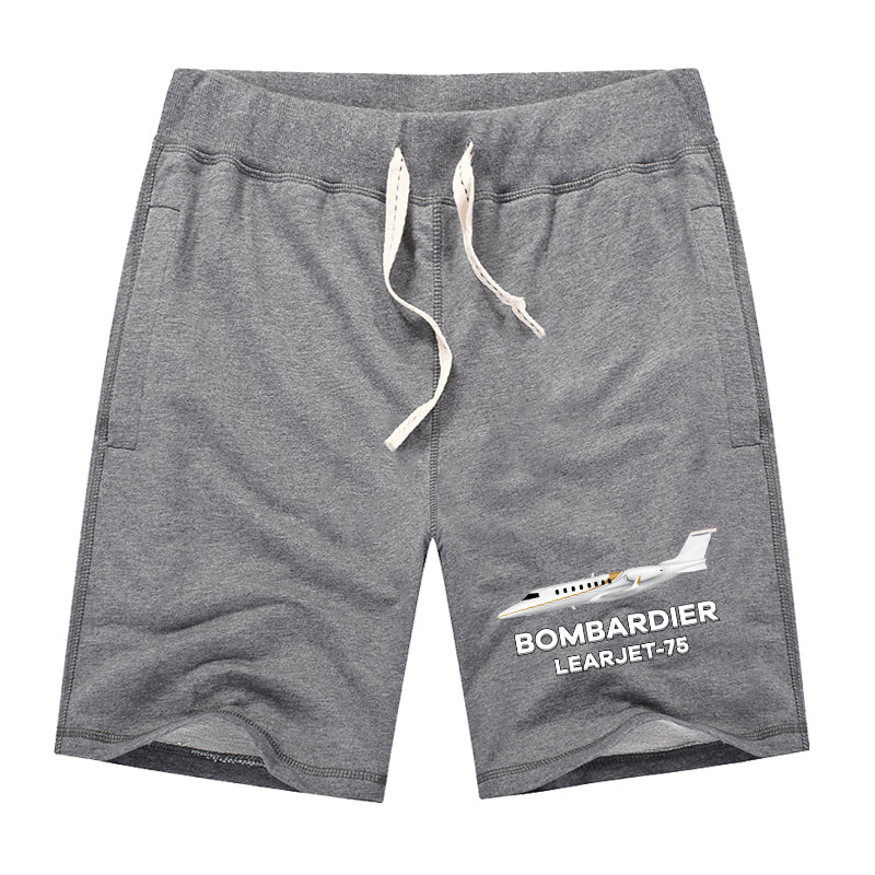 The Bombardier Learjet 75 Designed Cotton Shorts