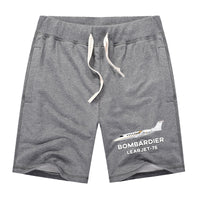 Thumbnail for The Bombardier Learjet 75 Designed Cotton Shorts