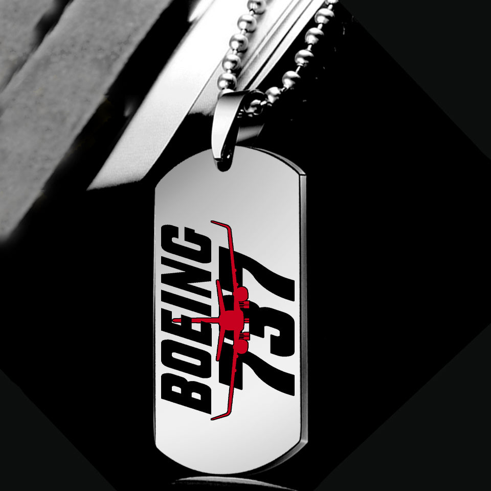 Amazing Boeing 737 Designed Metal Necklaces