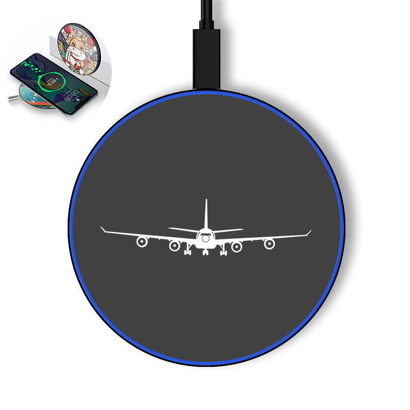 Airbus A340 Silhouette Designed Wireless Chargers