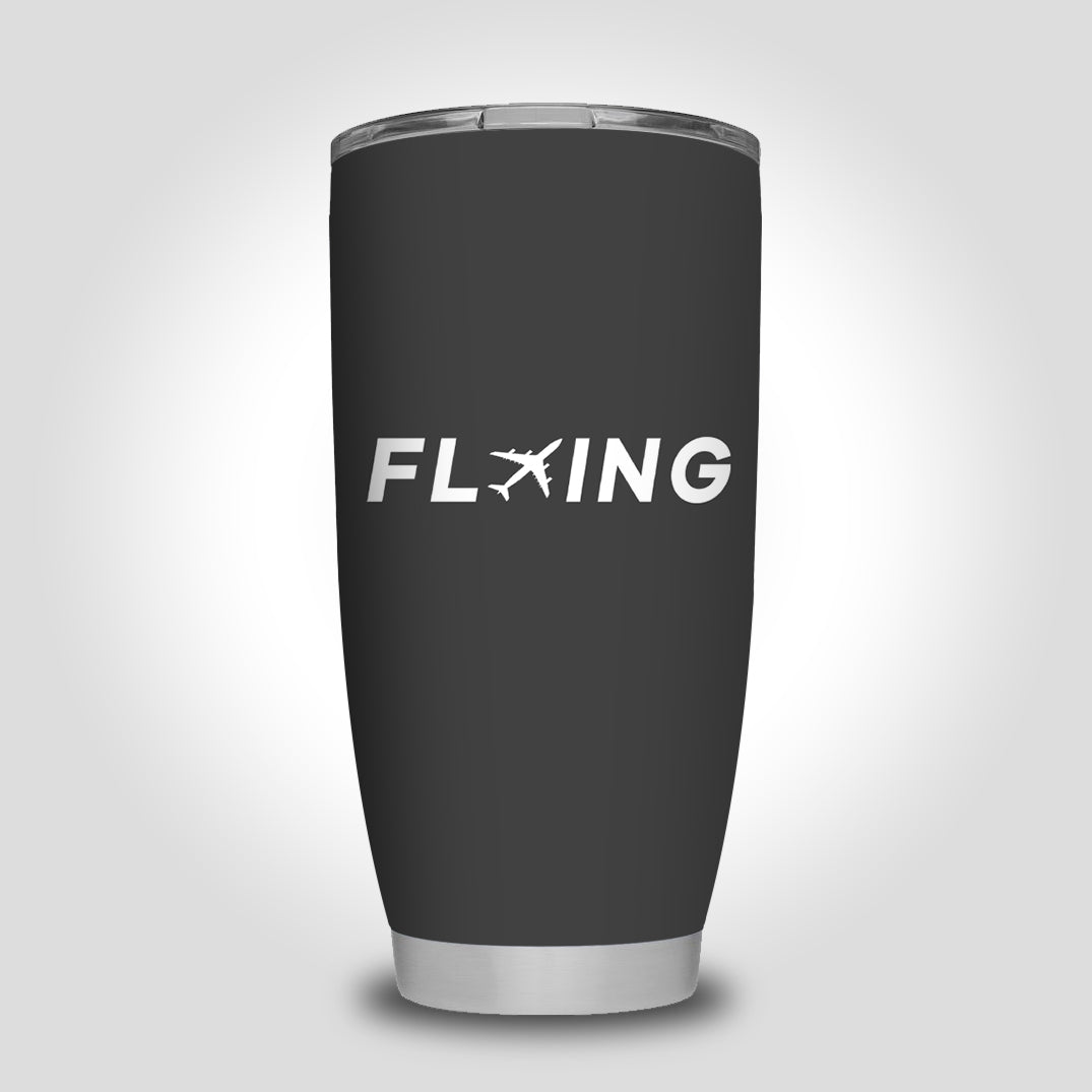 Flying Designed Tumbler Travel Mugs