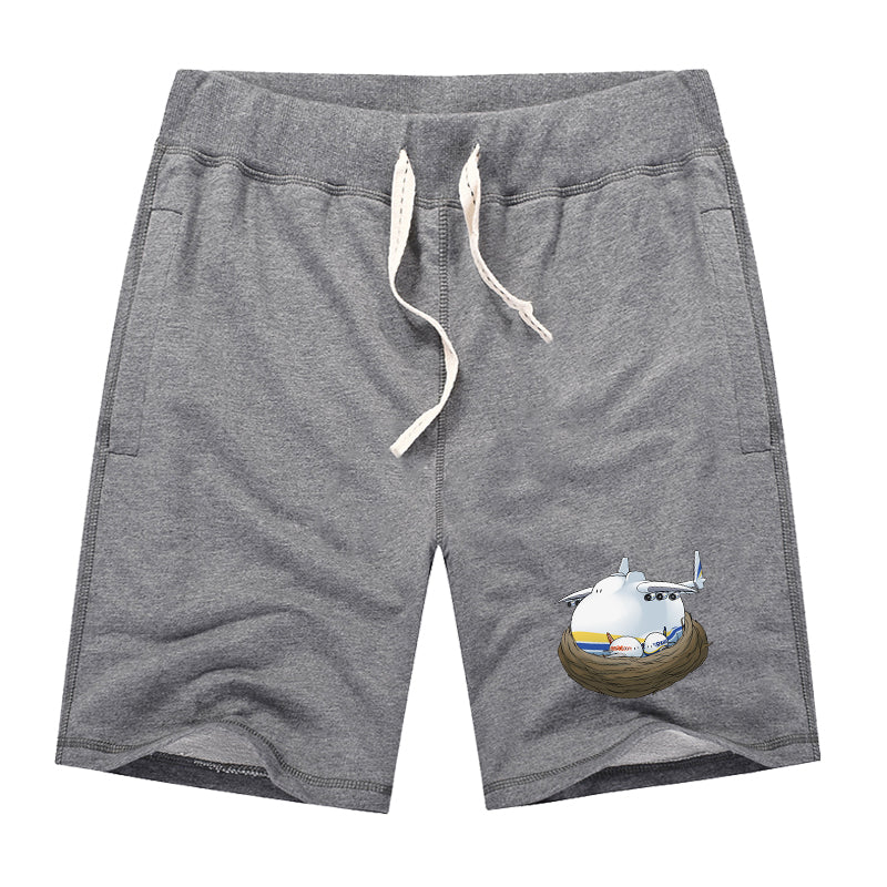 Antonov 225 Nesting Designed Cotton Shorts