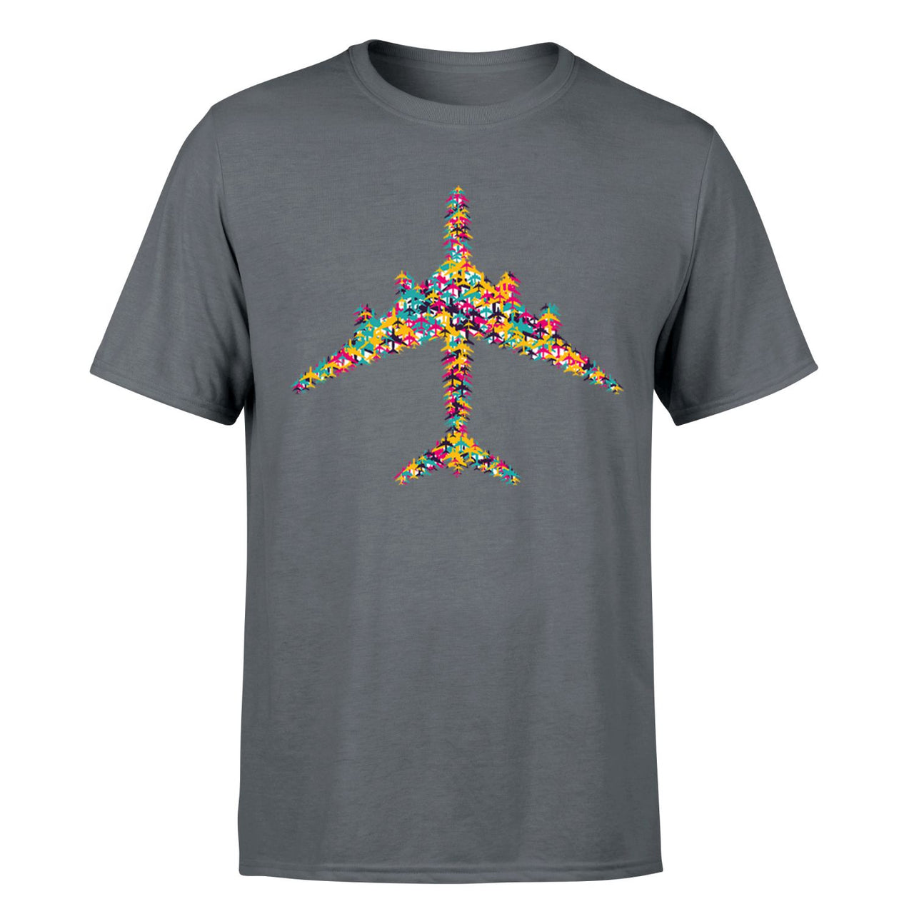 Colourful Airplane Designed T-Shirts