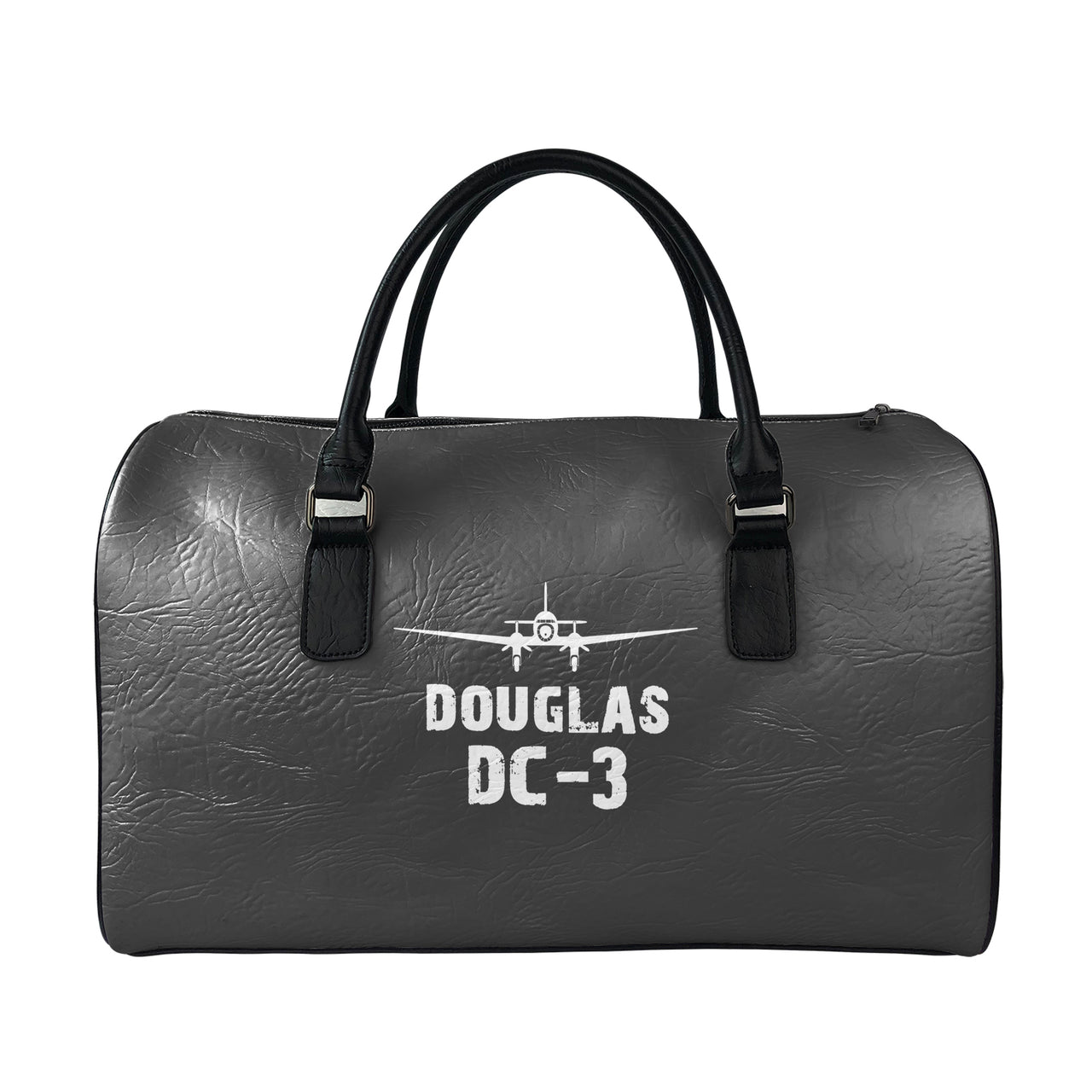 Douglas DC-3 & Plane Designed Leather Travel Bag