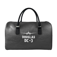 Thumbnail for Douglas DC-3 & Plane Designed Leather Travel Bag