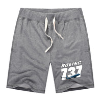 Thumbnail for Super Boeing 737+Text Designed Cotton Shorts